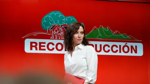 La presidenta de la Comunidad de Madrid, Isabel Díaz Ayuso, durante la rueda de prensa tras la reunión del Consejo de Gobierno La presidenta de la Comunidad de Madrid, Isabel Díaz Ayuso, durante la rueda de prensa tras la reunión del Consejo de Gobierno