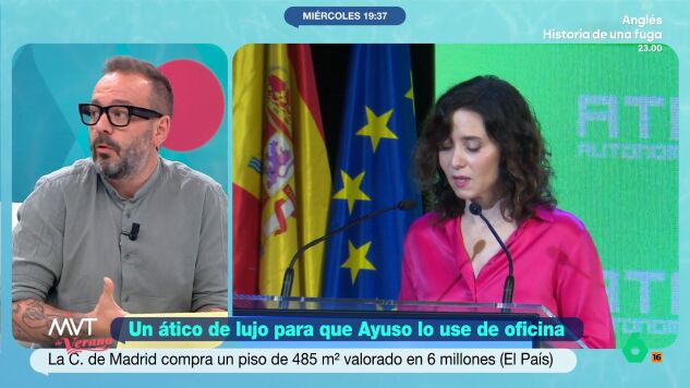 El inmueble, situado en el barrio de Chamber&iacute;, tiene 486 metros cuadrados. Seg&uacute;n han comunicado, lo utilizaran como oficina mientras se rehabilita la sede de la Comunidad de Madrid. 