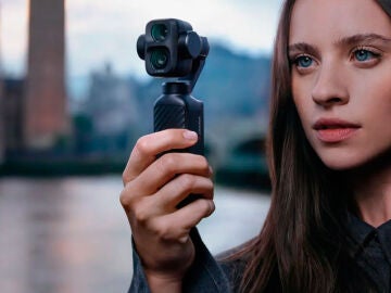 La DJI osmo Pocket 4P y sus dos lentes