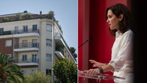 Isabel D&iacute;az Ayuso y el &aacute;tico de Chamber&iacute;. 