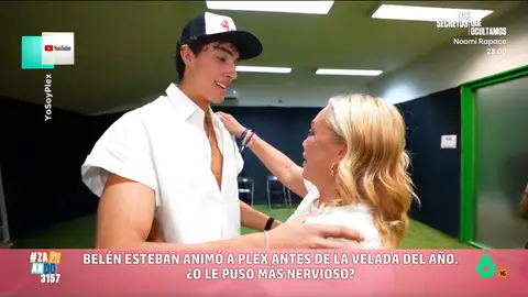 Virginia Riezu reacciona a la visita que hizo Belén Esteban a Plex antes de La Velada: "Estaba a tope" La 'princesa del pueblo' fue a saludar al creador de contenido antes de su combate y, además, no dudó en pedirle que ganara la pelea. Ahí, además, descubrió que también estaba junto a él Aitana.