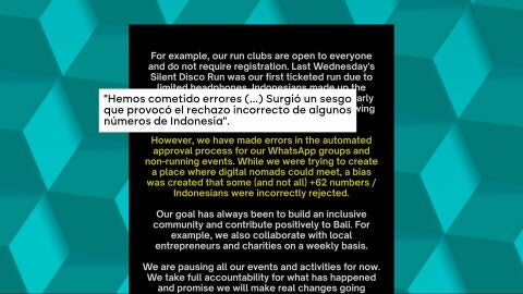 &iquest;Una carrera discriminatoria? Ciudadanos de Indonesia denuncian no poder participar en una competici&oacute;n celebrada en Bali