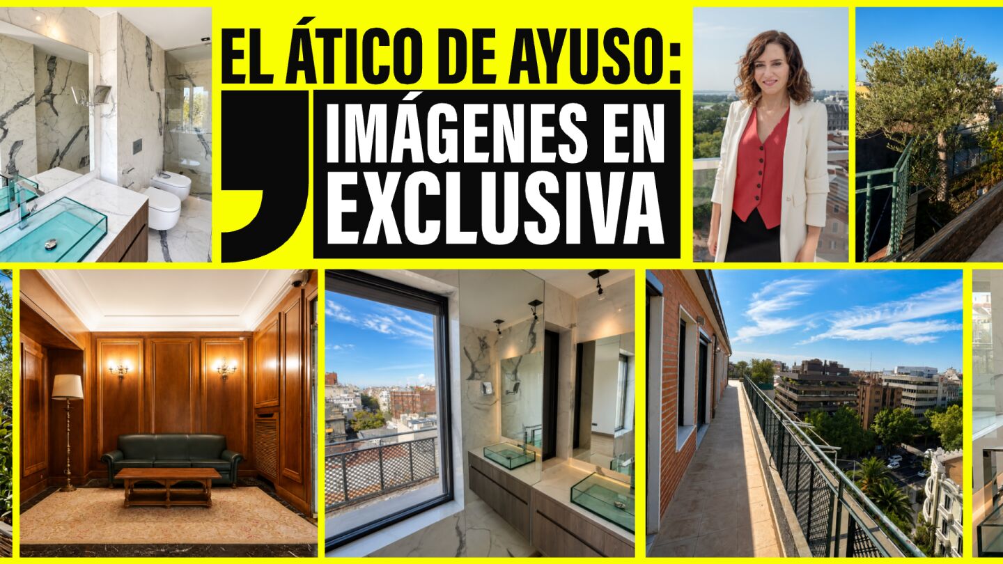 El &aacute;tico de Ayuso, en im&aacute;genes. 