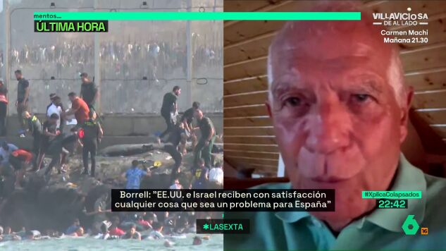 Josep Borrell, de la crisis de Ceuta: "Trump se ha alegrado de lo que ha ocurrido"