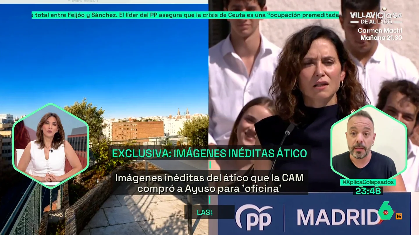 Maestre, sobre el ático de Ayuso: "Jamás se lo podría permitir si no fuera porque lo compra con el dinero de todos los madrileños" Maestre, sobre el ático de Ayuso: "Jamás se lo podría permitir si no fuera porque lo compra con el dinero de todos los madrileños"