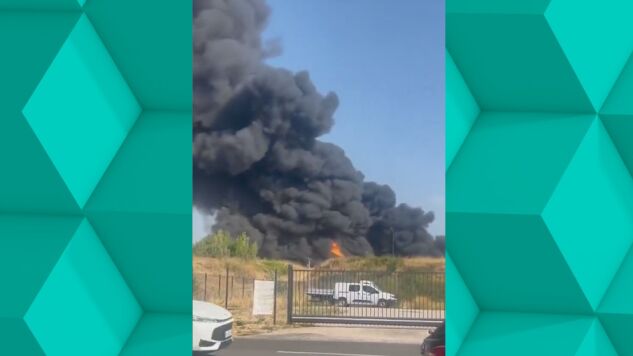 Confinadas 30.000 personas por un incendio en una planta industrial al noreste de Francia.