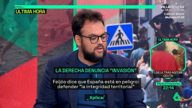 Monrosi, sobre la crisis migratoria en Ceuta: "Las reacciones de Europa y sus instituciones dan arcadas"