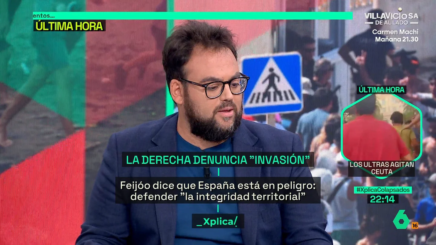 Monrosi, sobre la crisis migratoria en Ceuta: "Las reacciones de Europa y sus instituciones dan arcadas" Monrosi, sobre la crisis migratoria en Ceuta: "Las reacciones de Europa y sus instituciones dan arcadas"