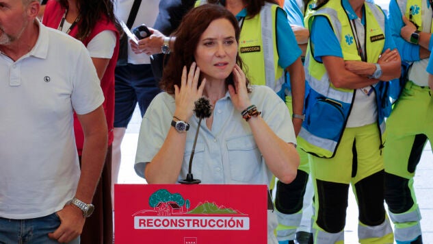 La presidenta de Madrid, Isabel D&iacute;az Ayuso. 