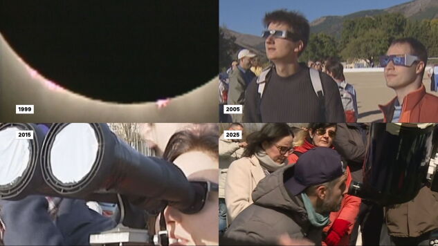 Desde el &uacute;ltimo del siglo XX hasta el parcial de 2025: as&iacute; han sido los cuatro eclipses guardados en la memoria de los espa&ntilde;oles