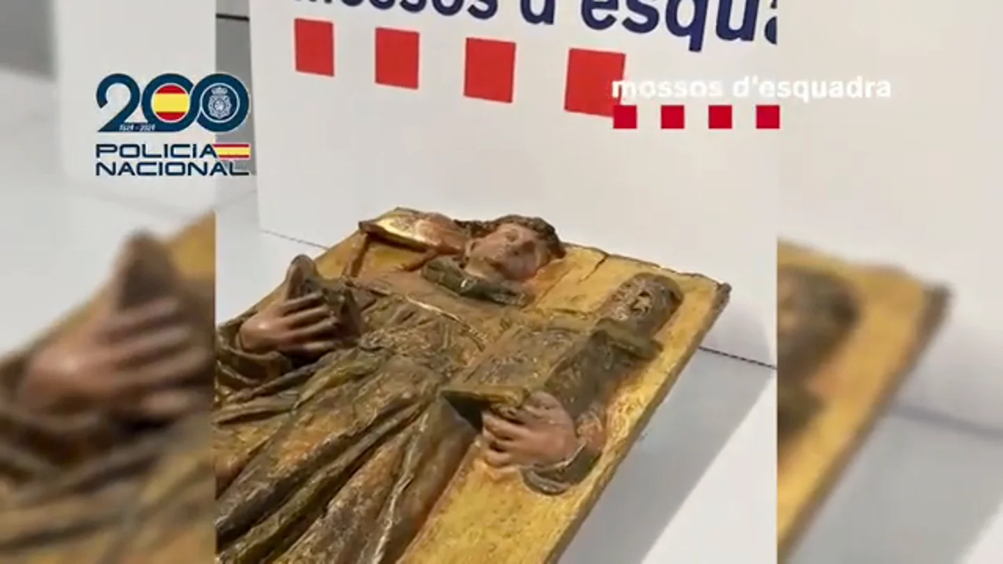 Recuperan un relieve del siglo XVI robado hace 16 años de un monasterio de Navarra Recuperan un relieve del siglo XVI robado hace 16 años de un monasterio de Navarra