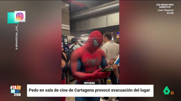 Un pedo provoca el desalojo de una sala durante la &uacute;ltima pel&iacute;cula de 'Spider-Man: Brand New Day'