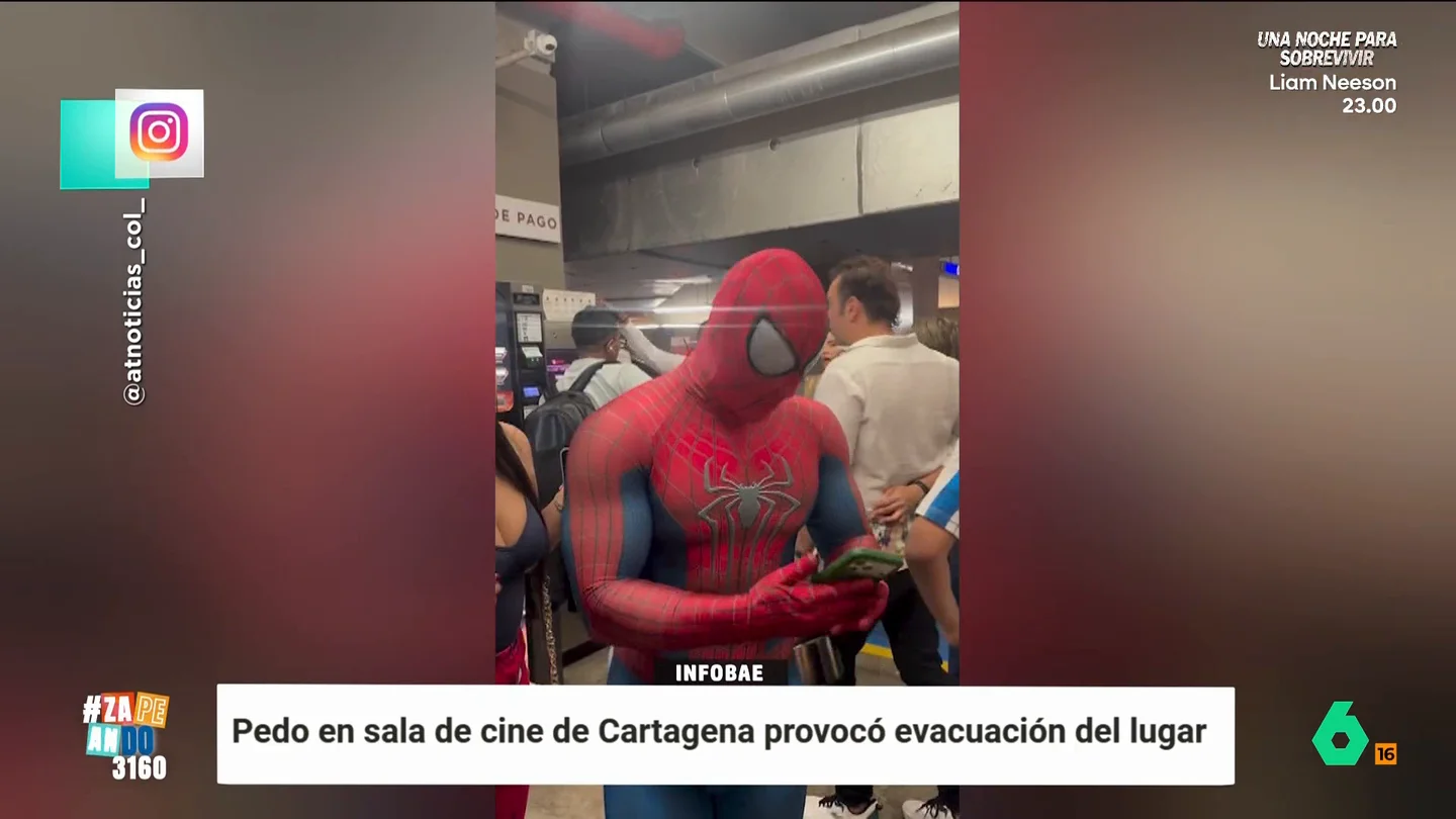 Un pedo provoca el desalojo de una sala durante la última película de 'Spider-Man: Brand New Day' Un pedo provoca el desalojo de una sala durante la última película de 'Spider-Man: Brand New Day'