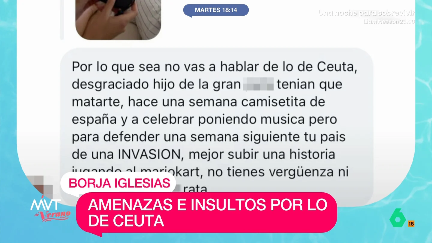 Borja Iglesias denuncia las amenazas que recibe en redes por no posicionarse sobre la crisis migratoria en Ceuta Borja Iglesias denuncia las amenazas que recibe en redes por no posicionarse sobre la crisis migratoria en Ceuta