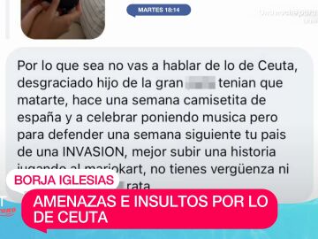 Borja Iglesias denuncia las amenazas que recibe en redes por no posicionarse sobre la crisis migratoria en Ceuta