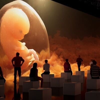 Imagen de la experiencia inmersiva de Human Universe 