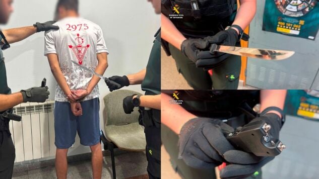 La Guardia Civil detiene a un hombre de 24 a&ntilde;os por amenazas con arma blanca en las fiestas de &Aacute;balos