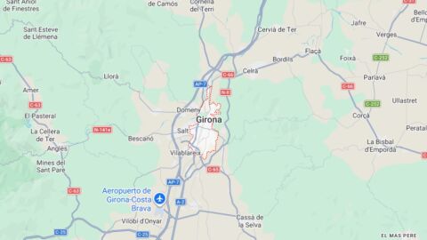 Girona en Google Maps