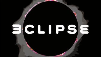 Imagen promocional de '3CLIPSE', documental inmersivo sobre el tr&iacute;o de eclipses proyectado en la Casa de las Ciencias de A Coru&ntilde;a.