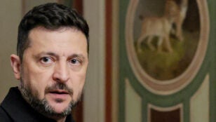 Volod&iacute;mir Zelenski, durante su visita en el Capitolio de Estados Unidos en Washington