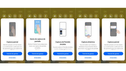 Gestos captura Oppo