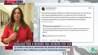 Igualdad pide a Moreno reuni&oacute;n por Vox