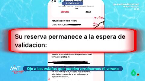 Mucha gente recibe SMS en los que se advierte de gestiones pendientes o errores en una reserva vacacional que pueden subsanarse f&aacute;cilmente aportando una serie de datos. Pero, en realidad, el objetivo es robar estos datos y quitarnos el dinero. 