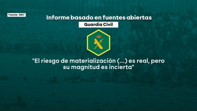 La Guardia Civil investiga el "riesgo real" de otra entrada masiva en Ceuta de "magnitud incierta"