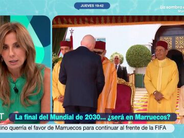 Carmen Morodo considera la final del Mundial 2030 "un tema de Estado": "El Gobierno de España tiene la obligación de negociar" Carmen Morodo considera la final del Mundial 2030 "un tema de Estado": "El Gobierno de España tiene la obligación de negociar"