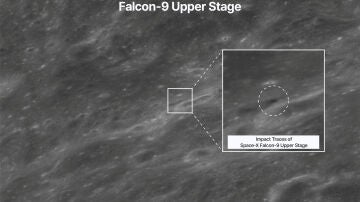 Impacto de un cohete de SpaceX contra la Luna