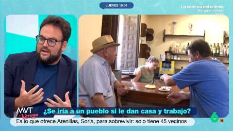 Varios pueblos ofrecen empleo y casa gratis para paliar las consecuencias de la despoblaci&oacute;n. El periodista, tirando de iron&iacute;a, se&ntilde;ala que parec&iacute;a que el consenso en Espa&ntilde;a era que no se puede acoger a todo el mundo. 