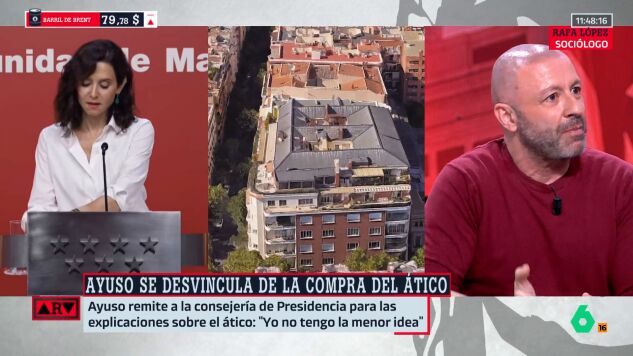 Rafa L&oacute;pez reflexiona sobre el &aacute;tico de Ayuso: "&iquest;Es tan inconfesable por qu&eacute; se adquiri&oacute; esa vivienda que no pueden explicarlo? 