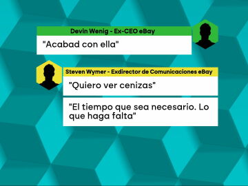 Los mensajes de amenaza a los Steiner. Los mensajes de amenaza a los Steiner.