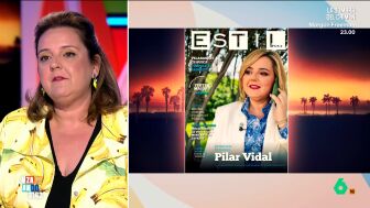Pilar Vidal presume en Zapeando de su portada en la revista 'Estil': "Creo que se ha agotado"
