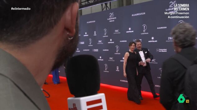 El reportero acud&iacute;a a la alfombra roja de los Premios Laureus donde pudo charlar con deportistas y algunos pol&iacute;ticos como Jos&eacute; Luis Mart&iacute;nez-Almeida. 