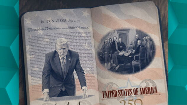 Pasaporte patri&oacute;tico de Trump
