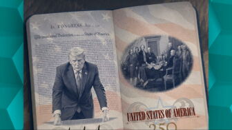 Pasaporte patri&oacute;tico de Trump
