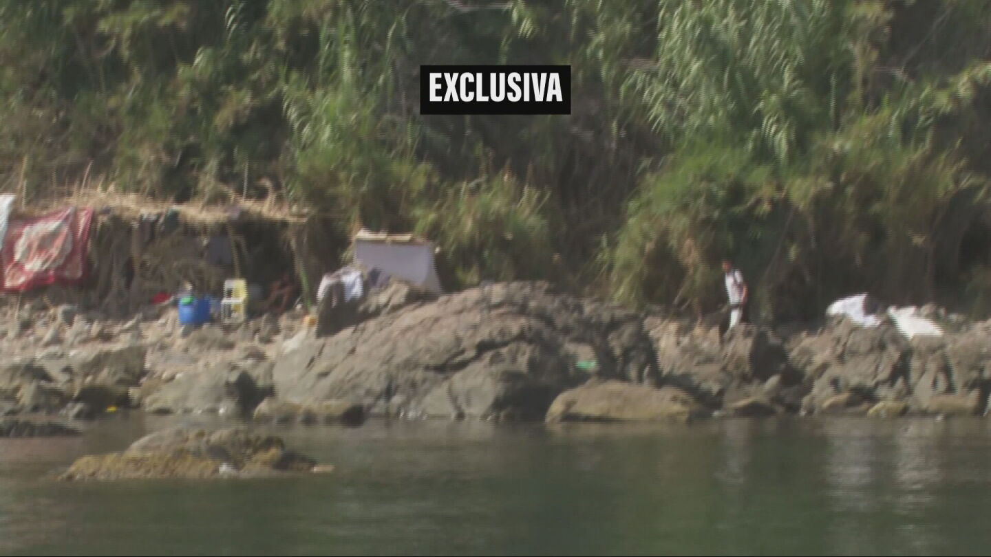 Asentamientos de migrantes en Ceuta. 