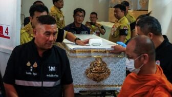 V&iacute;ctima del tiroteo en una escuela de Bangkok