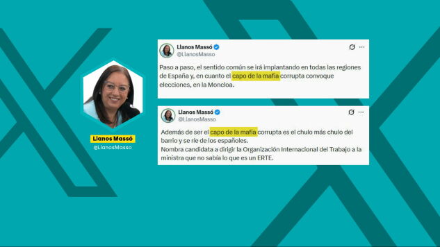 Tuits contra Pedro S&aacute;nchez de Llanos Mass&oacute;. 