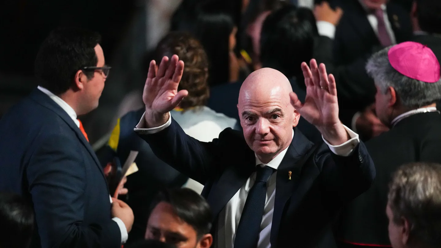 El presidente de la FIFA, Gianni Infantino El presidente de la FIFA, Gianni Infantino