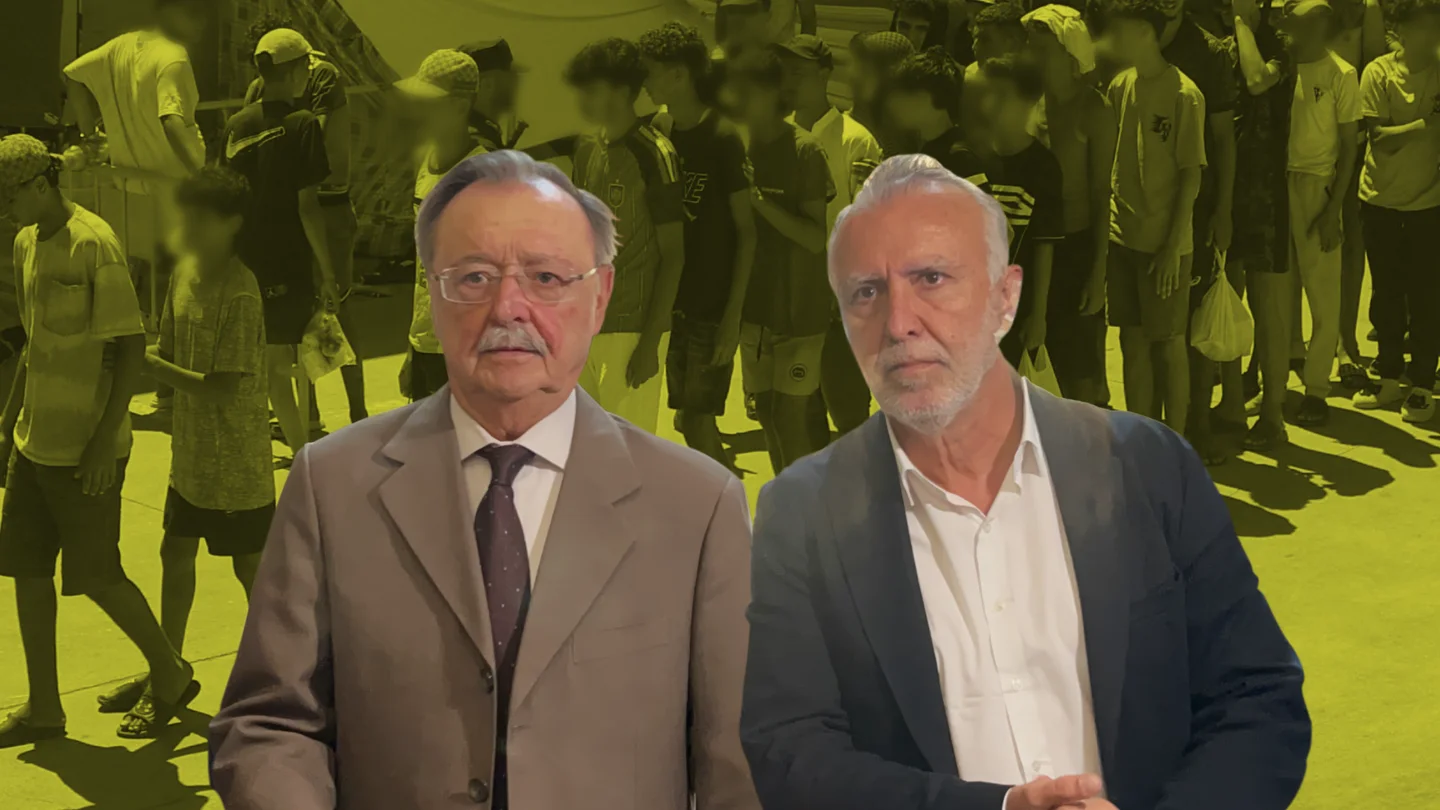 Juan Jesús Vivas y Ángel Víctor Torres. Juan Jesús Vivas y Ángel Víctor Torres.
