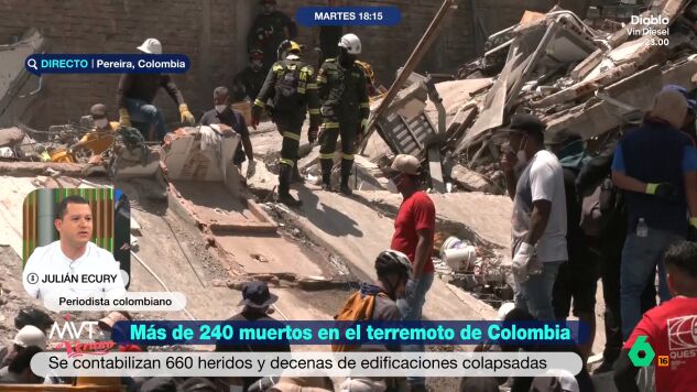 Un periodista colombiano lamenta que "hay muchas zonas rurales a las que el Gobierno ni ha podido llegar"