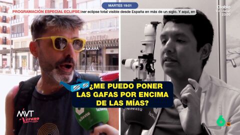 Un oftalm&oacute;logo resuelve las dudas sobre el eclipse: &iquest;me puedo poner las gafas por encima de las m&iacute;as? &iquest;se puede mirar a trav&eacute;s de la c&aacute;mara? 