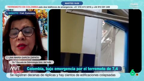 La directora de la Escuela de Odontolog&iacute;a de la Universidad del Valle se&ntilde;ala que, en esta ocasi&oacute;n, el radio de acci&oacute;n del terremoto "fue muy grande".