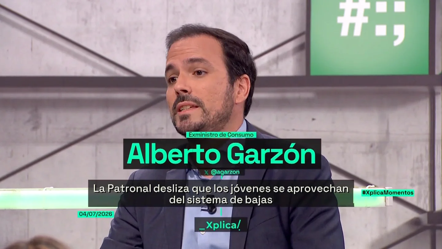Alberto Garzón responde al discurso sobre el absentismo: Si las condiciones laborales fueran mejores, habría menos bajas" Alberto Garzón responde al discurso sobre el absentismo: Si las condiciones laborales fueran mejores, habría menos bajas"