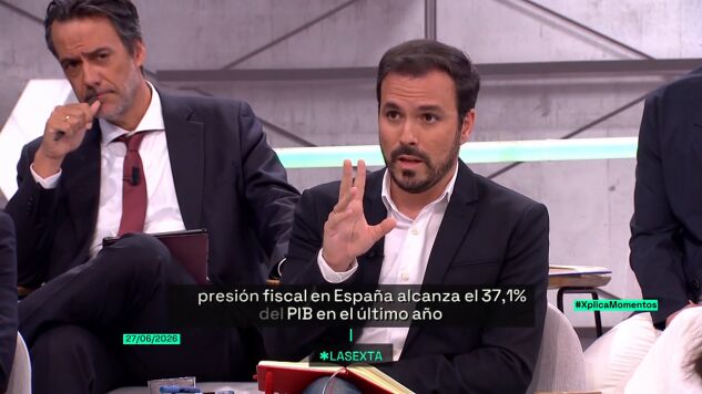La advertencia de Alberto Garz&oacute;n: "Por cada euro que se baja de impuestos, 65 c&eacute;ntimos se retiran de educaci&oacute;n, sanidad y pensiones"