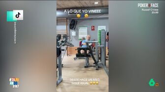 El divertido v&iacute;deo ha sido grabado por otro usuario del gimnasio. En las im&aacute;genes, este indica que, aparentemente, el hombre lleva un a&ntilde;o usando el recinto para practicar ese 'deporte'. 