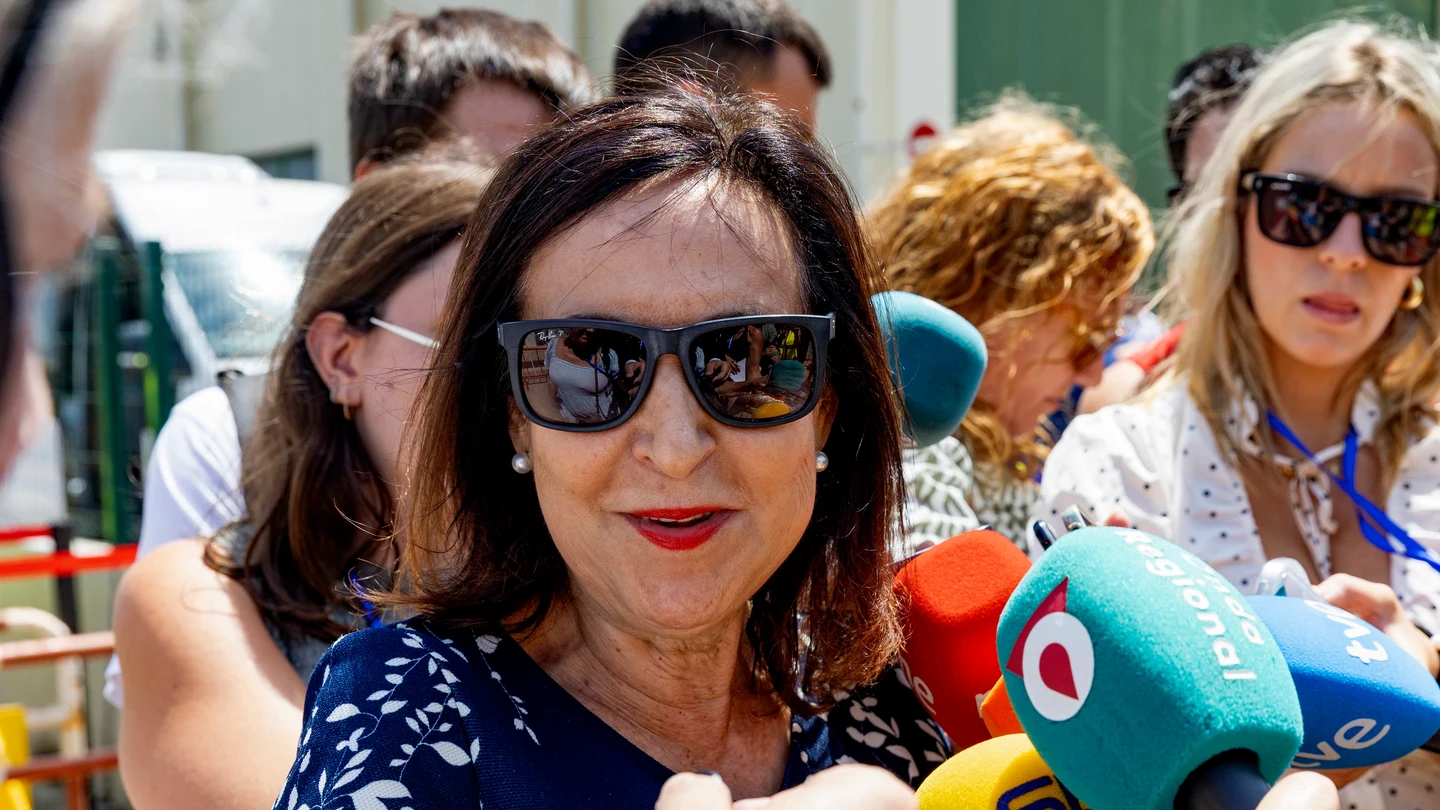 La ministra de Defensa, Margarita Robles, durante su visita a Ceuta La ministra de Defensa, Margarita Robles, durante su visita a Ceuta