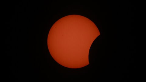 Eclipse solar en Calafell
